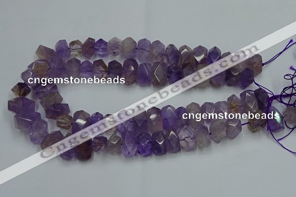 CNG2821 10*14mm - 13*18mm faceted nuggets ametrine beads