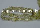 CNG2824 10*14mm - 13*18mm faceted nuggets lemon quartz beads