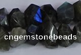 CNG2830 15.5 inches 10*14mm - 13*18mm faceted nuggets labradorite beads