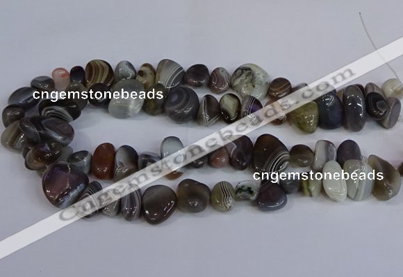 CNG2837 15.5 inches 8*12mm - 15*20mm nuggets botswana agate beads