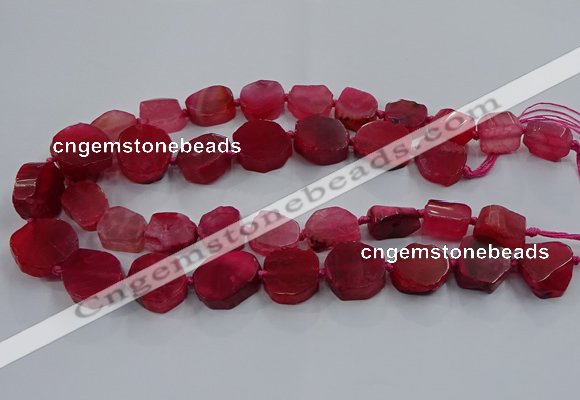 CNG2909 15.5 inches 12*16mm - 15*25mm freeform agate beads