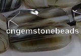 CNG2932 15.5 inches 30*40mm faceted freeform agate beads