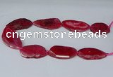 CNG2952 15.5 inches 25*35mm - 30*50mm freeform agate beads