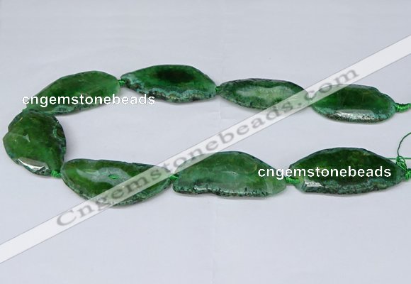 CNG2954 15.5 inches 25*35mm - 30*50mm freeform agate beads