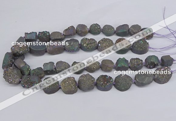 CNG2979 15.5 inches 12*16mm - 20*25mm freeform druzy agate beads