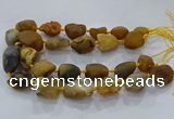 CNG3000 15.5 inches 15*20mm - 22*30mm nuggets agate beads