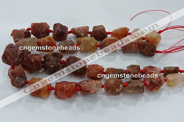 CNG3001 15.5 inches 15*20mm - 22*30mm nuggets agate beads