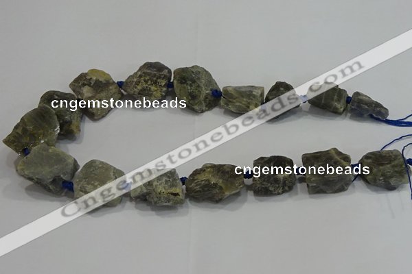 CNG3008 15.5 inches 15*20mm - 22*30mm nuggets labradorite beads