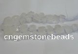 CNG3015 15.5 inches 15*20mm - 22*30mm nuggets white crystal beads