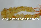 CNG3017 15.5 inches 15*20mm - 22*30mm nuggets citrine beads