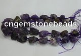 CNG3019 15.5 inches 15*20mm - 22*30mm nuggets amethyst beads