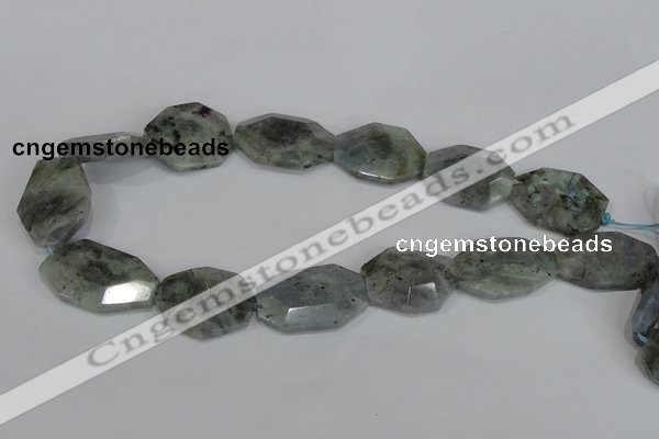 CNG302 15.5 inches 22*30mm faceted nuggets labradorite gemstone beads