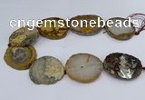CNG3030 15.5 inches 35*40mm - 45*50mm freeform druzy agate beads