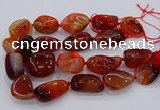 CNG3049 25*30mm - 30*40mm nuggets agate gemstone beads