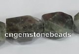 CNG306 15.5 inches 18*25mm faceted nuggets labradorite gemstone beads