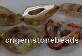 CNG3060 15.5 inches 13*18mm - 18*25mm freeform druzy agate beads