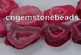 CNG3064 15.5 inches 13*18mm - 18*25mm freeform druzy agate beads