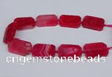 CNG3082 15.5 inches 30*40mm - 35*45mm freeform agate beads