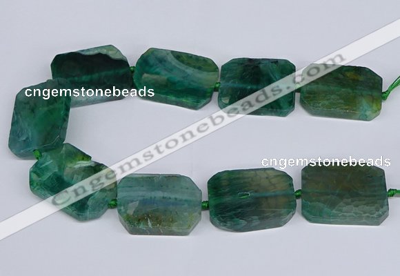 CNG3084 15.5 inches 30*40mm - 35*45mm freeform agate beads