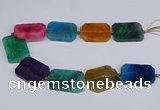 CNG3086 15.5 inches 30*40mm - 35*45mm freeform agate beads