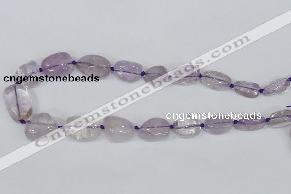 CNG311 15.5 inches 10*14mm – 15*20mm nuggets amethyst beads