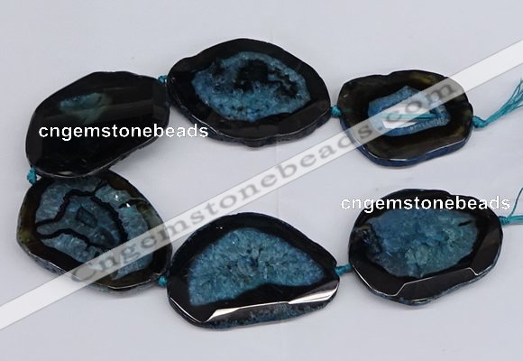 CNG3137 15.5 inches 45*50mm - 55*60mm freeform druzy agate beads