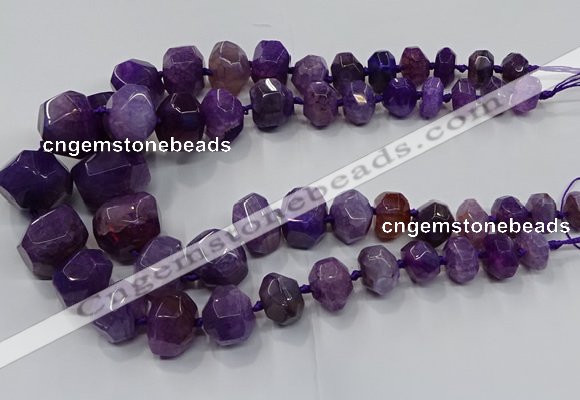 CNG3176 15.5 inches 12*16mm - 25*30mm nuggets agate beads