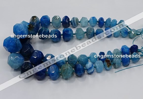 CNG3178 15.5 inches 12*16mm - 25*30mm nuggets agate beads