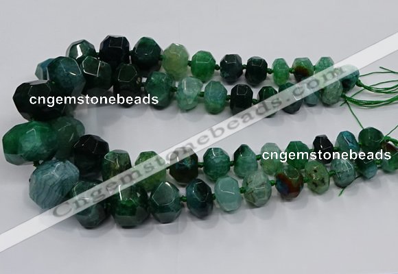 CNG3179 15.5 inches 12*16mm - 25*30mm nuggets agate beads