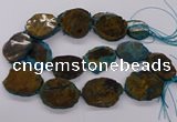 CNG3191 15.5 inches 35*45mm - 40*50mm freeform opal gemstone beads