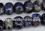 CNG32 15.5 inches 11*15mm nuggets sodalite gemstone beads