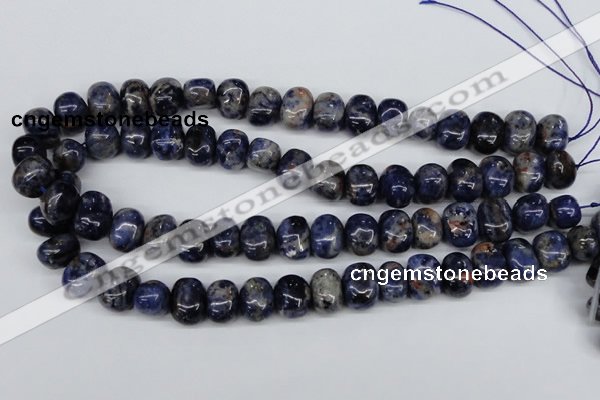 CNG32 15.5 inches 11*15mm nuggets sodalite gemstone beads
