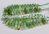 CNG3226 15.5 inches 10*20mm - 12*40mm faceted nuggets agate beads