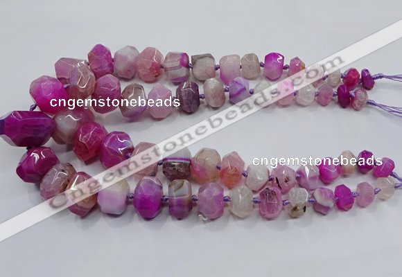 CNG3231 15.5 inches 12*16mm - 25*30mm nuggets agate beads