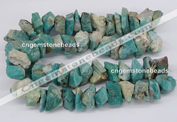 CNG3246 15.5 inches 25*35mm - 30*40mm nuggets amazonite beads