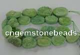 CNG3273 15.5 inches 22*30mm - 30*40mm freeform druzy agate beads