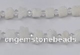 CNG3320 15.5 inches 4*6mm - 8*10mm nuggets plated druzy agate beads