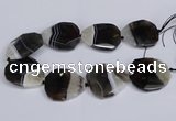 CNG3344 15.5 inches 40*45mm - 45*50mm faceted freeform agate beads