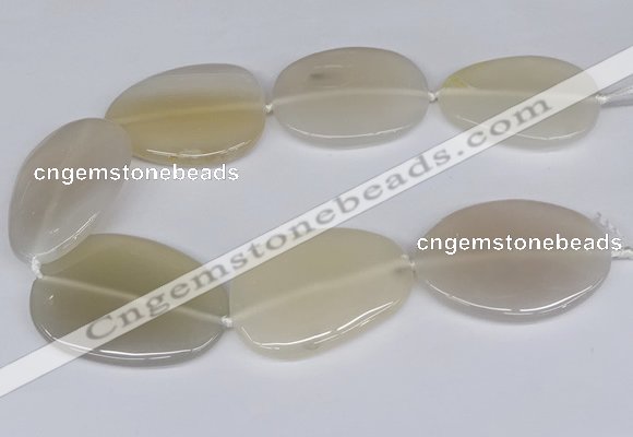 CNG3348 15.5 inches 40*50mm - 45*60mm freeform agate beads