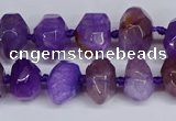 CNG3366 15.5 inches 10*14mm - 12*16mm nuggets agate beads