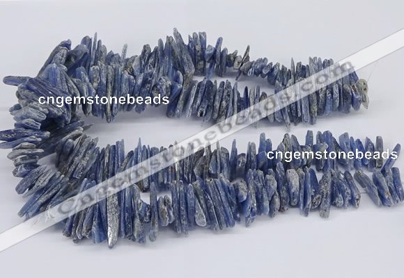 CNG3382 15.5 inches 3*15mm - 5*30mm sticks blue kyanite beads