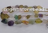 CNG3428 15.5 inches 15*20mm - 20*30mm nuggets mixed quartz beads