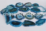 CNG3490 15.5 inches 35*40mm - 45*55mm freeform agate beads