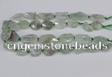 CNG3534 15.5 inches 15*20mm - 20*30mm freeform green quartz beads