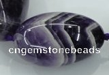 CNG356 15.5 inches 20*30mm - 30*40mm nuggets amethyst beads