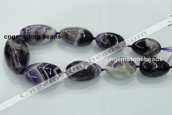 CNG356 15.5 inches 20*30mm - 30*40mm nuggets amethyst beads