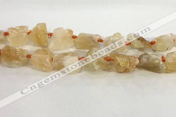 CNG3563 15.5 inches 18*20mm - 25*30mm nuggets rough citrine beads