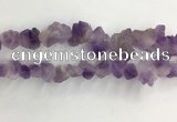 CNG3580 8*12mm - 15*28mm faceted nuggets lavender amethyst beads
