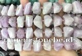 CNG3603 15.5 inches 13*20mm - 15*24mm faceted nuggets kunzite beads