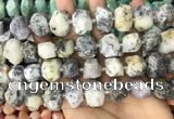 CNG3611 15.5 inches 13*20mm - 15*24mm faceted nuggets white opal beads